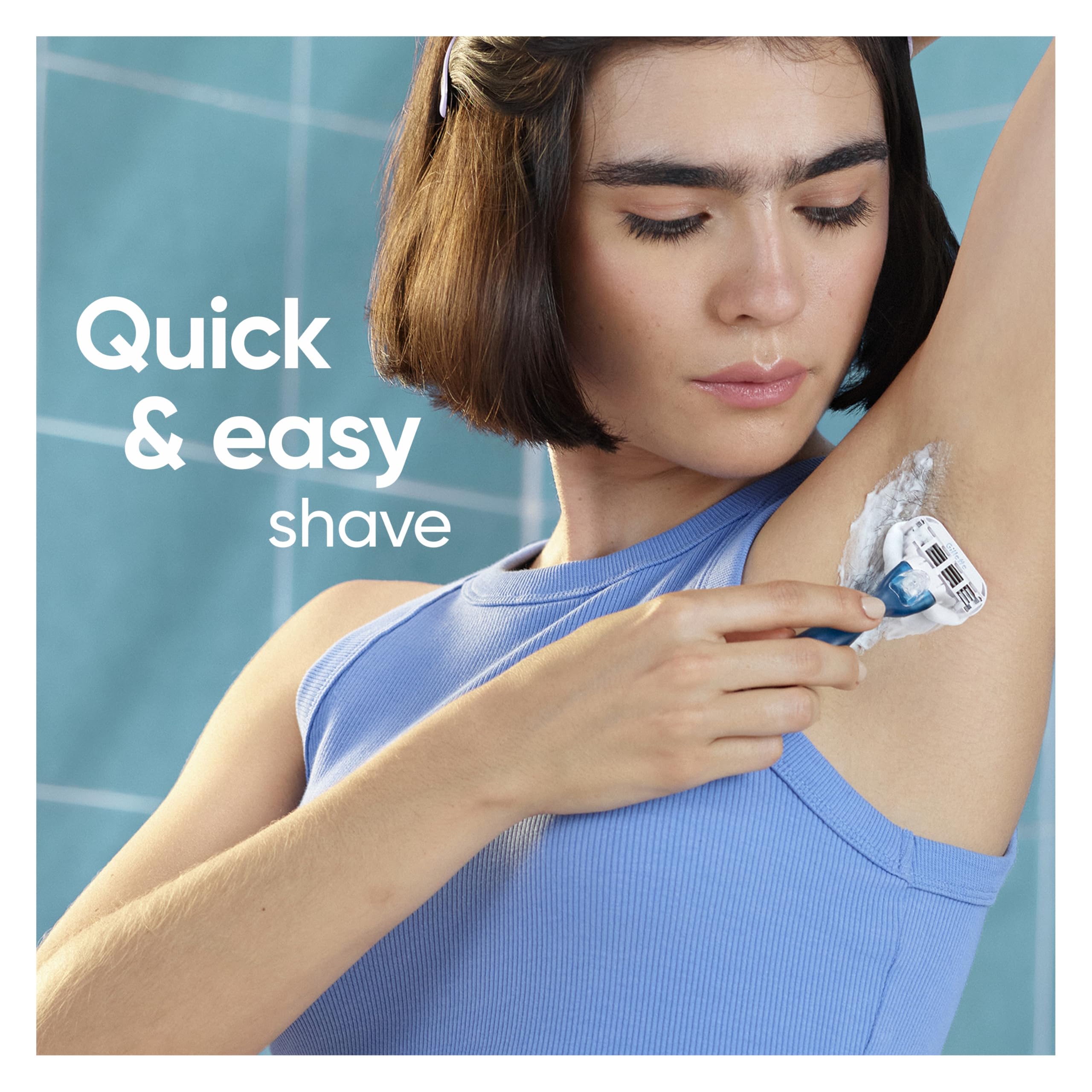 Gillette Venus Smooth Womens Razor Blade Refills, 8 Count, Lubracated to Protect the Skin from Irritation