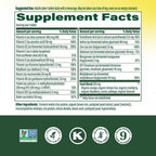 MegaFood One Daily Multivitamin for Men 55+ with 19 Nutrients, 60 Tablets | Supports Healthy Aging with Vitamin C, A, E, Cellular Energy Support with B Vitamins, D3 & Zinc, Vegetarian, 60 Servings
