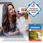 Nutramax Cosequin Joint Supplement for Dogs, Skin & Coat, Soft Chews,120ct