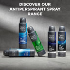 Dove Men+Care Antiperspirant Dry Spray Clean Comfort Sweat 3 Pack 3.8 oz | 72-hour Sweat and Odor Protection with Triple Defense Technology
