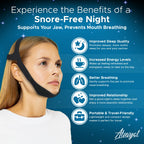Chin Strap for CPAP Users and Sleeping - Anti Snoring Device