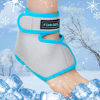 Buy now Ankle Ice Pack Wrap for Injuries Reusable, Hot Cold Compression Therapy, Foot Ice Pack with 2 Cold Gel Packs for Relief Sports Injury,Sprained Ankles and Heels,Plantar Fasciitis,Achilles Tendonitis at indiglob india