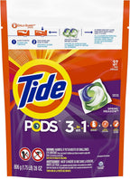 Buy now Tide PODS Laundry Detergent Soap Pods, Spring Meadow, 37 Count (Pack of 3 Bag Value Pack), Total 111 Count, HE Compatible at indiglob india