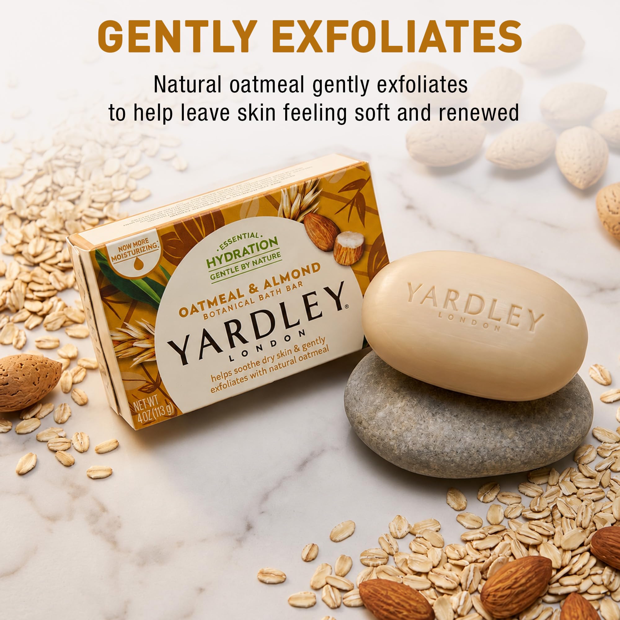 Yardley London Scented Bar Soap Variety Pack - 10 Bars Bath Soap Gift Set for Women & Men: English Lavender, Oatmeal & Almond, Aloe & Avocado, Cocoa Butter, Lemon Verbena Moisturizing Soap Bars
