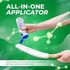 Buy now GranNaturals Lotion Applicator for your Back, Feet, and Legs - Sunscreen Applicator - Long Curved Easy Reach Body Brush for Suntan, Sunless Self-Tanning, Skin Cream, Acne, Body Wash - Elderly Aid at indiglob india