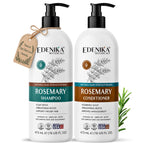 Rosemary Shampoo and Conditioner Set with 100% Rosemary Oil & Biotin for Thinning Hair, Anti-Hair Loss & Strengthening Botanical Formula, Women & Men, Sulfate-Free