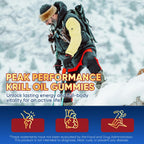 Liposomal Antarctic Krill Oil Omega 3 Gummies 2000mg - Fish Oil Alternative