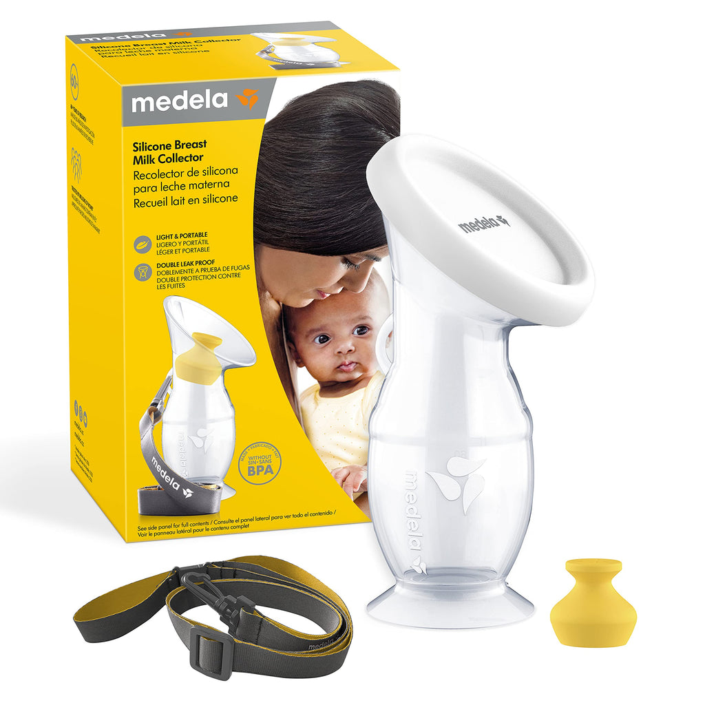 Buy now Medela Silicone Breast Milk Collector, Milk Saver with Spill-Resistant Stopper, Suction Base and Lanyard, 3.4 oz/100 mL Breast Milk Collector at indiglob india