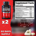 Testosterone Booster for Men - Supports Strength, Stamina, Muscle Growth