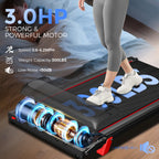 Treadmills for Home 3.0HP Foldable Treadmill with 12% Incline Small