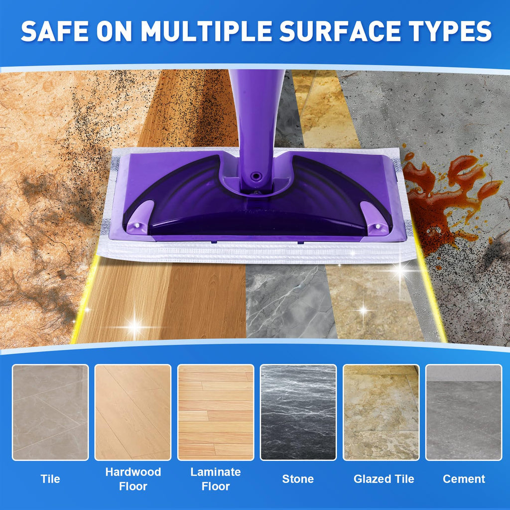 Mop Pads Refills Compatible with Swiffer WetJet Mop, 60 Pack