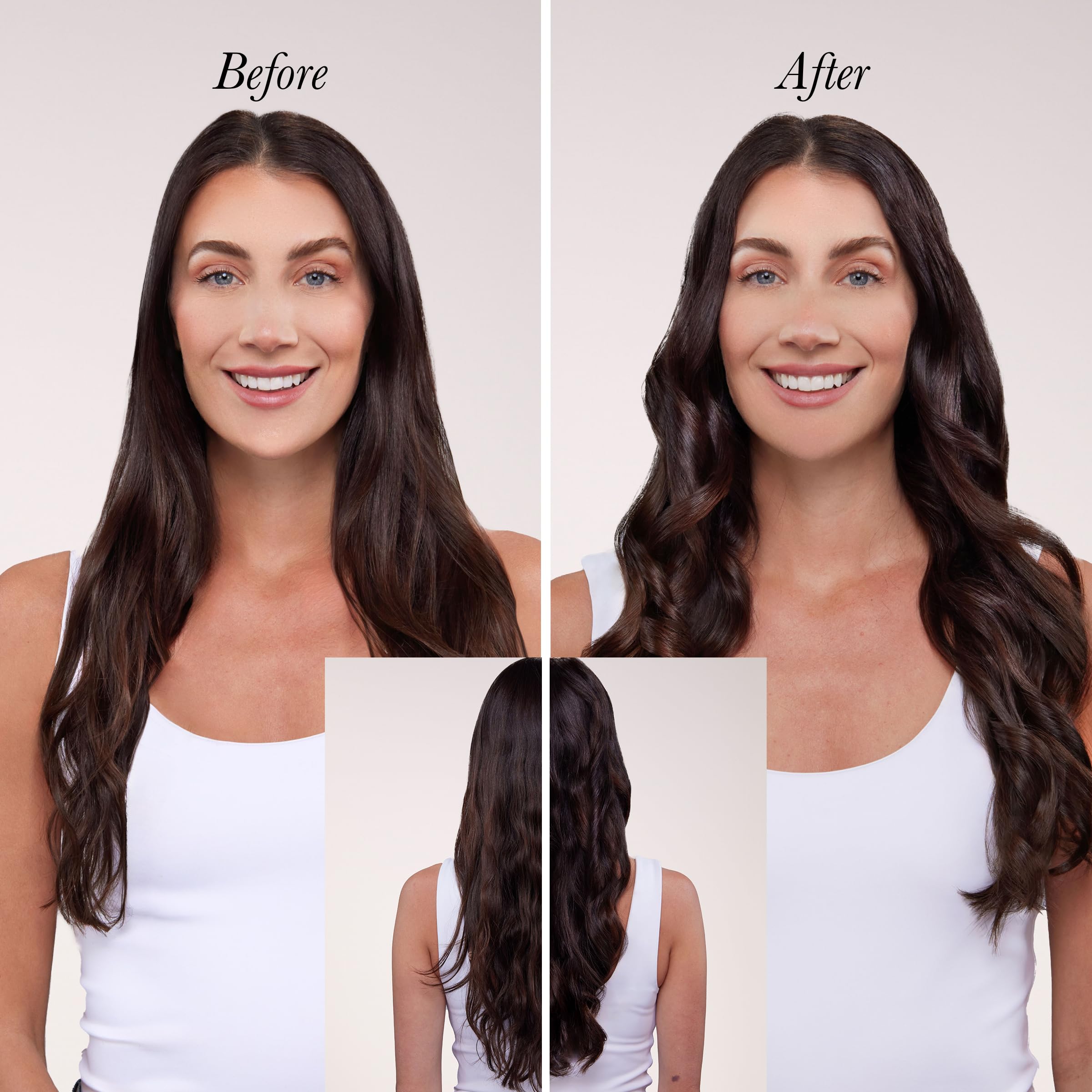 L'ANGE HAIR Le Duo Grande 360° Airflow Styler | Curl & Straighten with One Tool | 5.3" Snag-Free Titanium Plates | Cooling Air Vents to Set Curls | Adjustable Temp & Auto Shut-Off | Blush