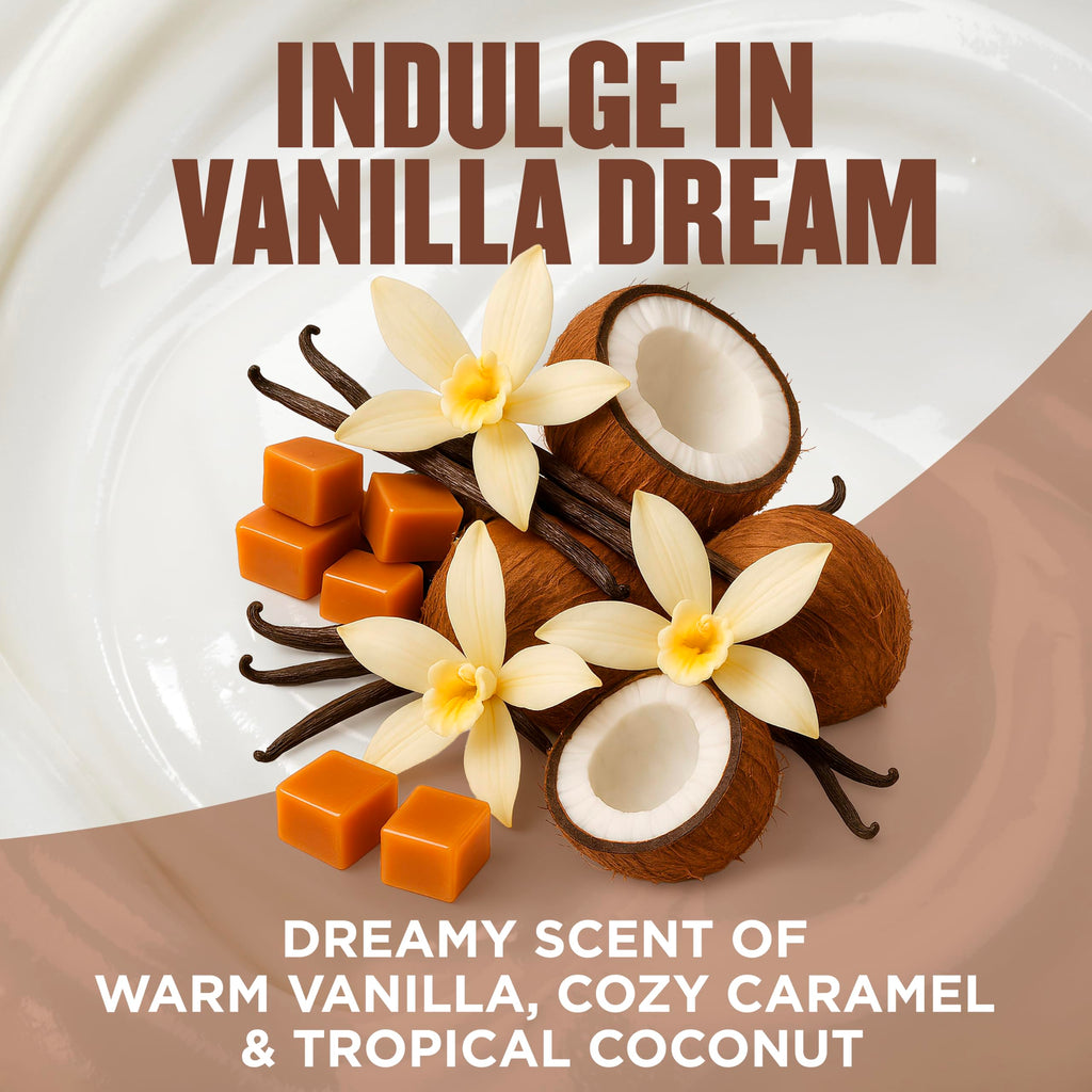 Gold Bond Softening Cashmere Cream Body Lotion, Vanilla Dream Scent, 24-Hour Hydration with Shea Butter and Cocoa Butter, 14 oz.