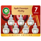 Air Wick Plug In Refill Apple Cinnamon Medley Fall Scent Essential Oils 7ct