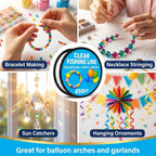 Clear Fishing Line for Crafts - Hanging Decorations - Clear String