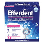 Buy now Efferdent Denture Cleaner Tablets â€“ Dental Appliances, Aligners, Mouth Guard, and Retainer Cleaner Tablets, Complete Clean, 126 Count at indiglob india