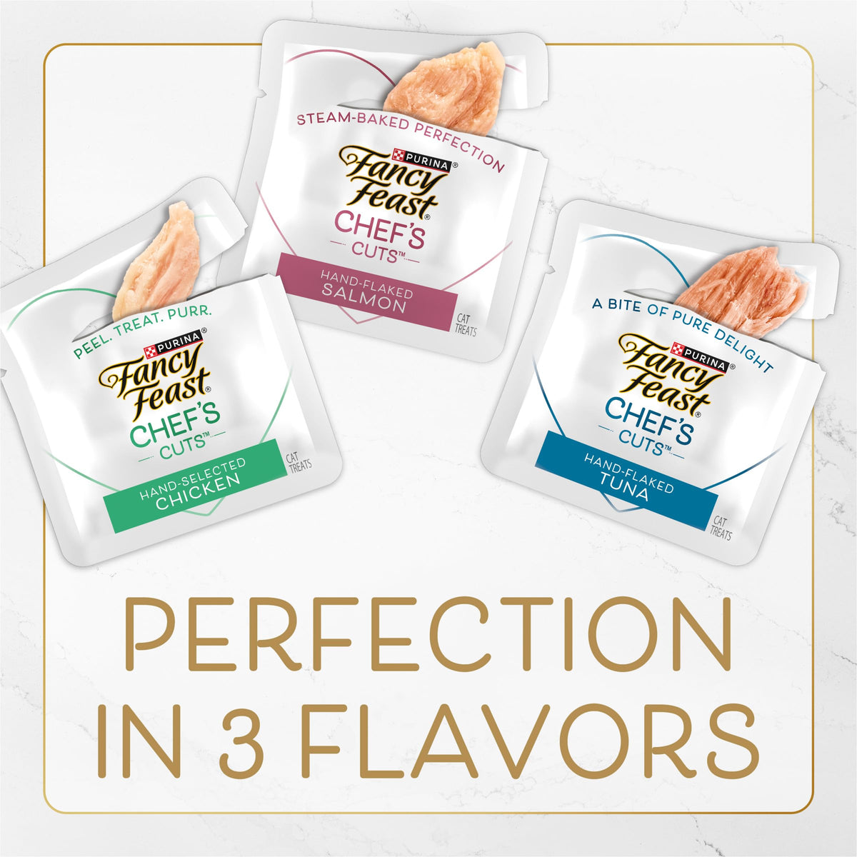Fancy Feast Purina Natural Cat Treats Variety Pack - 5 Pack, 10 ct Pouches