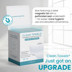 CLEAN SKIN CLUB Blemish Control Clean Towels® XL, Extra Exfoliation for Oily Skin, Disposable, Single-Use Face Towelette Dry Wipe - 1 Pack (50 Count)