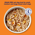 Nature's Recipe Grain Free Chicken Recipe in Savory Broth Wet Dog Food, 2.75 oz. Cup, 12 Count