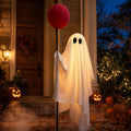 Halloween Decorations Outdoor, 6 FT Life Size Ghost with Red Balloon
