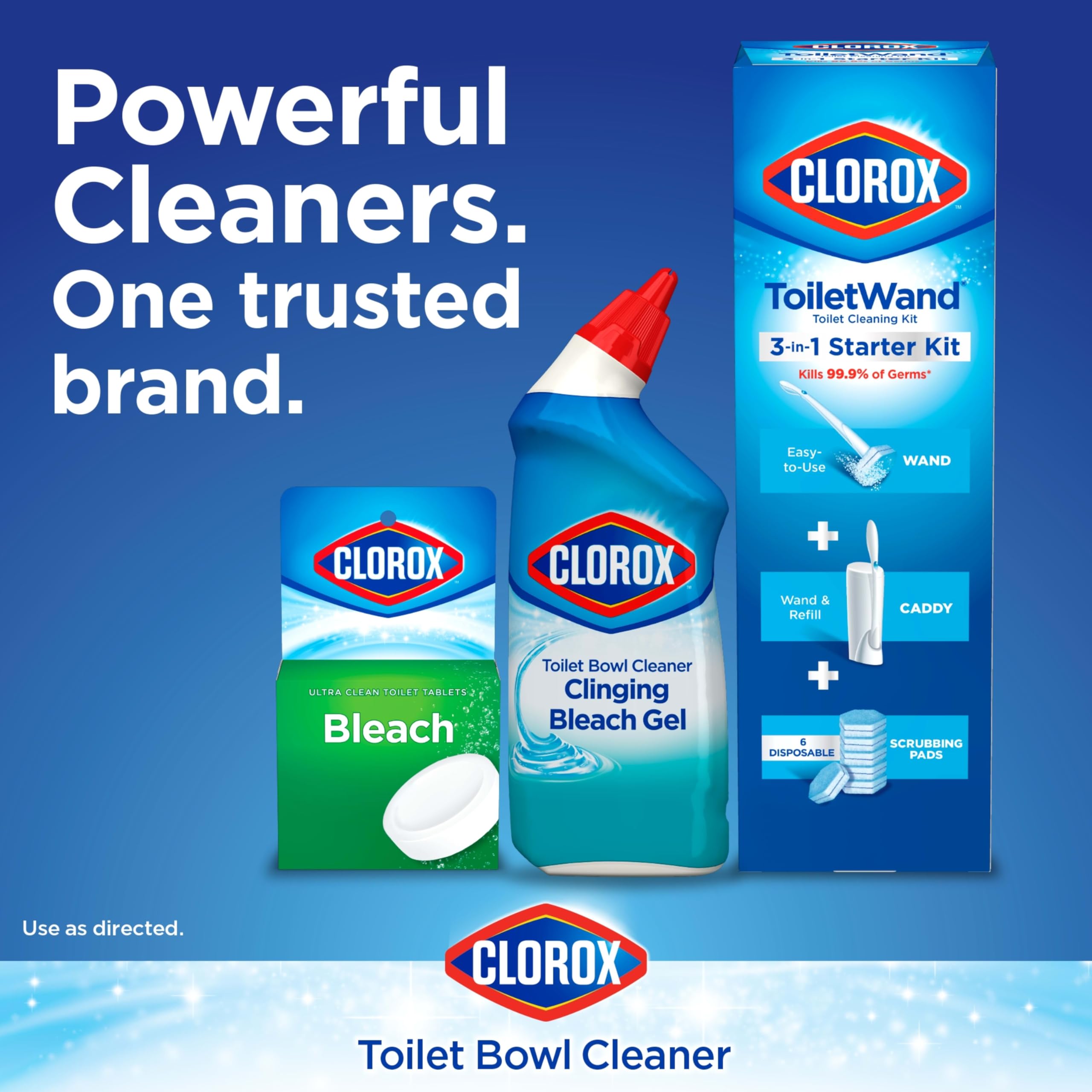 Buy now Clorox Toilet Bowl Cleaner with Bleach Variety Pack - 24 Ounces - Pack of 4 (Package May Vary) at indiglob india