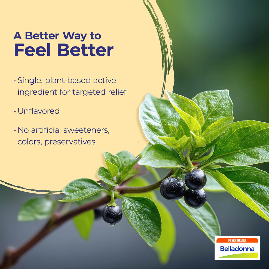 Boiron Belladonna 30C for High Fever - 240 Pellets