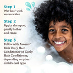 Buy now Aveeno Kids Curly & Coily Hair Shampoo, Hydrating Shampoo for Type 3 & 4 Hair, Kids Curly Hair Products suitable for Sensitive Scalps with Oat Extract & Shea Butter, Paraben-Free, 12 fl. oz at indiglob india