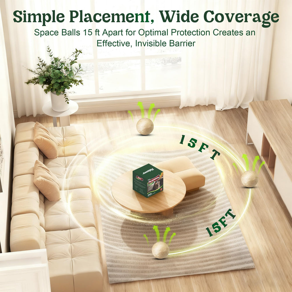 Rodent Repellent Balls,Peppermint Repel Squirrel Chipmunk Mouse Rat Outdoor