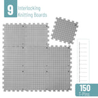 Mr. Pen- Blocking Mats for Knitting & Crochet Projects, 12" x 12"