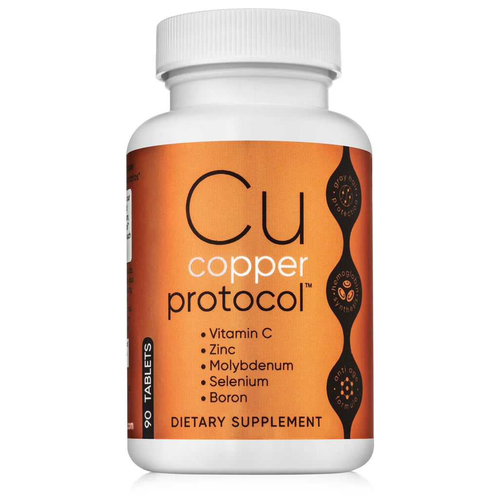 Copper Supplements for Women and Men (90 Capsules) Boosts Energy, Nourishes Body, Anti-Aging Formula, Includes Vitamin C, Zinc & Selenium, Non-GMO, Made in USA - GMP Certified