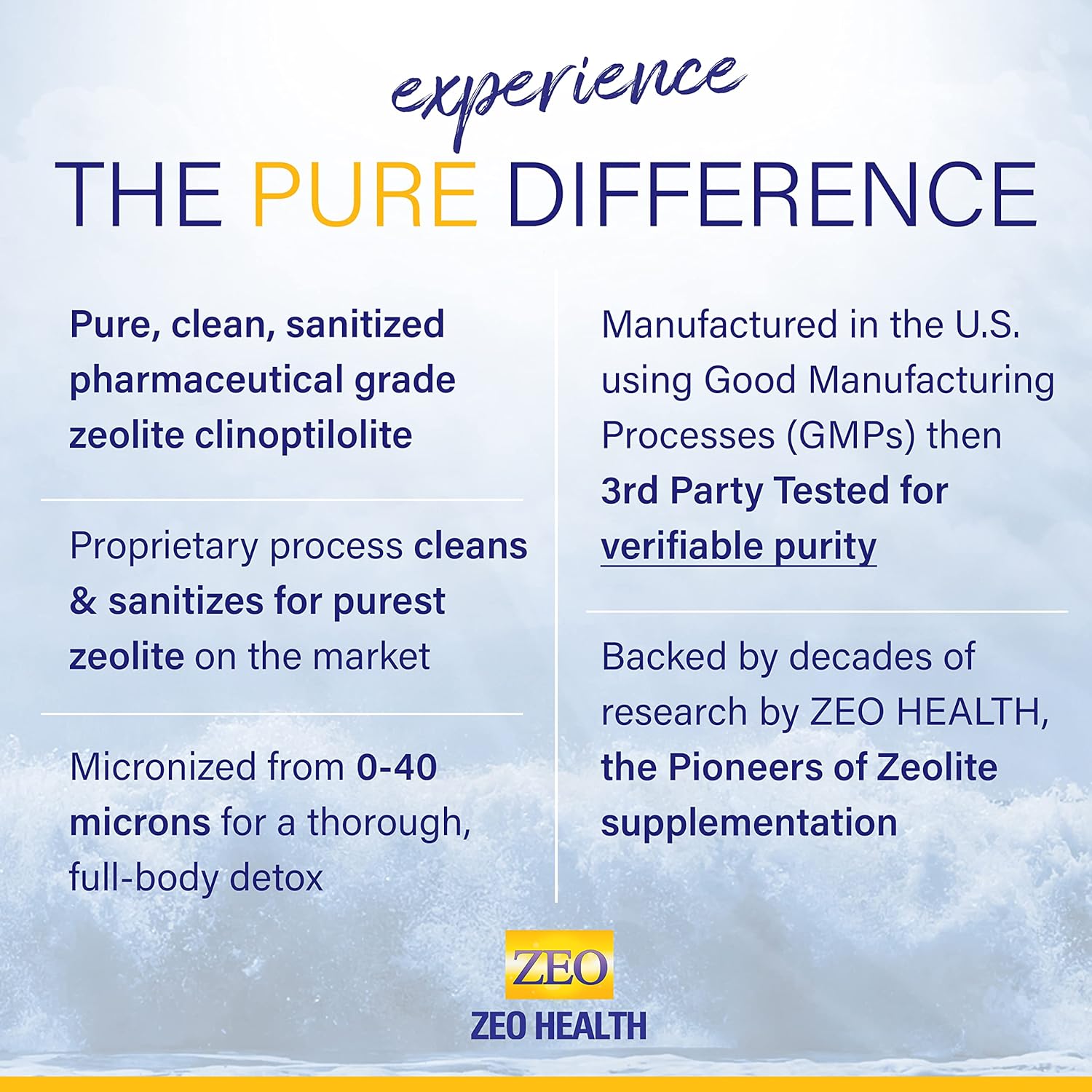 Buy now Zeolite Pure | Full Body Detox Cleanse for Women, Men, Adults | Supports Energy, Gut Health, Mental Clarity, & Optimal Inflammation Response | The Original Zeolite Powder (400 Servings) at indiglob india