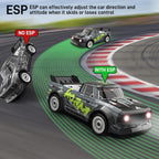 Buy now High Speed RC Drifting Car, 1:16 20MPH Remote Control Car for Drift and Race, ESP 2.4Ghz Proportional Throttle & Steering Control 4WD Racing Trucks with Led Lights for Adults and Kids at indiglob india