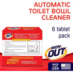 Buy now Iron OUT Automatic Toilet Bowl Cleaner Tablets, Helps Remove and Prevent Rust Stains with Every Flush, Lasts up to 45 Days, Made in the USA, 6 Tablets at indiglob india
