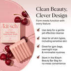 Buy now Kitsch Cleansing Tart Cherry Soap Bar with Refreshing Scent - Eco-Friendly Body Wash Women Love - Cherry Solid Bar Soap for Daily Use - Silicone, Sulfate and Paraben Free, Made in USA - 4oz at indiglob india