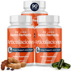 Santo Remedio Articulaciones Joint Health Support Supplement - 60 Capsules | Promotes Joint Comfort and Function, Contains Clinically Proven Ingredients, TamaFlex™ Formula - 60 Servings, 2 Pack