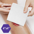 MED PRIDE Surgical Gauze Sponges,4 x 4 in,Non-Sterile,200-Count Pack (4x4 8 Ply)