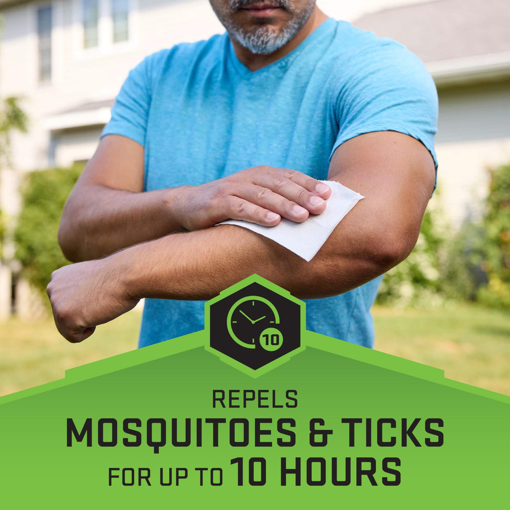Repel Insect Repellent Mosquito & Tick Wipes 3 Oz, 12% Picaridin, 15 Count