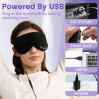 Buy now Aroma Season Heated Eye Mask, Warm Eye Compress for Dry Eyes MGD Stye Blephartitis Sinus Migraine, Graphene Heating Element with Natural Lavender Pack (Black) at indiglob india