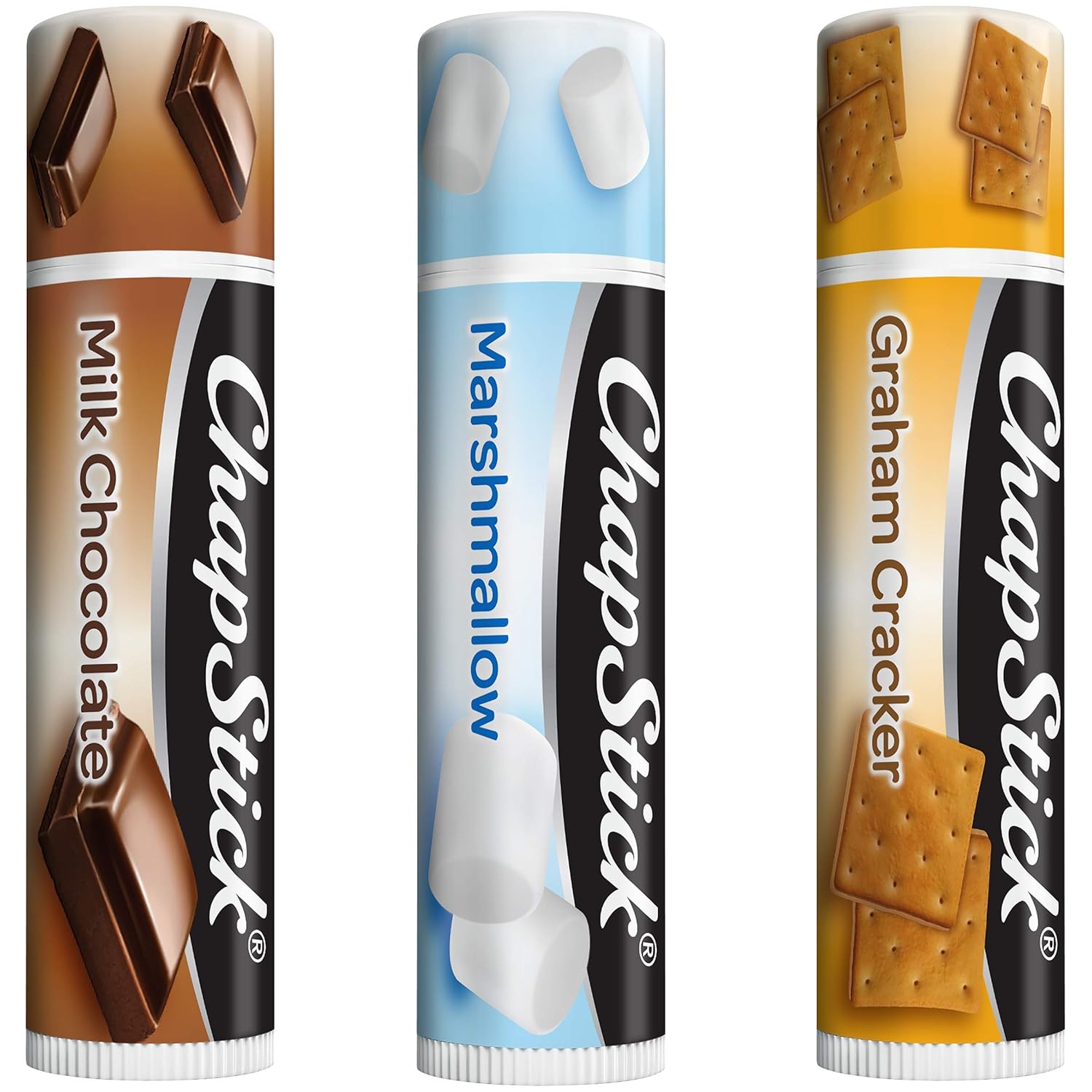 Buy now ChapStick S'more Collection Variety Pack Lip Balm Tube, Lip Care, 0.15 Ounce (Pack of 3) at indiglob india