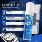 Buy now Blitz Watch Care Kit Watch Cleaning Set for Gold, Silver, Platinum, & Leather Bands Non-Porous, Precious & Semi-Precious Stone Settings Nontoxic, Non-Abrasive, & Planet Friendly Made in the USA Pack of 2 at indiglob india