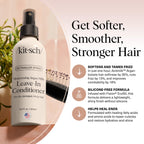 Buy now Kitsch Argan Milk Leave In Conditioner Spray â€“ Hair Detangler Spray for Curly, Wavy, Fine, Dry & Damaged Hair - Silicone-Free | Ideal Gifts for Women - 6.3oz at indiglob india