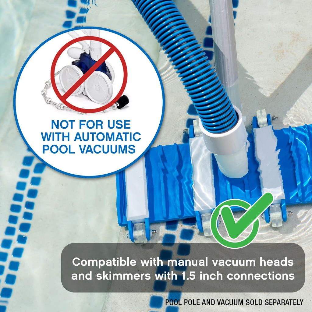 Poolmaster 40-Foot x 1-1/2-Inch Manual Pool Vacuum Hose, Made in USA