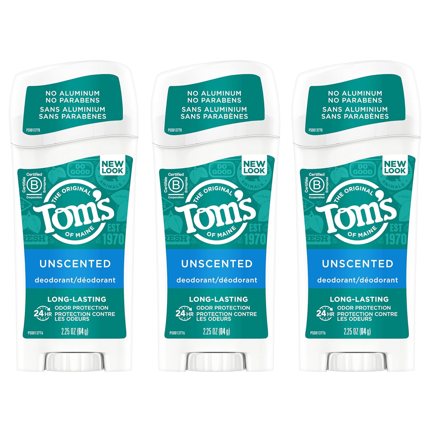 Buy now Tom's of Maine Long-Lasting Aluminum-Free Natural Deodorant for Women, Tea Tree, 2.25 oz (Pack of 3) (Packaging May Vary) 2.25 Ounce (Pack of 3) Unscented at indiglob india