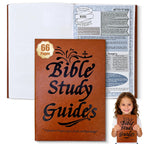 66-Page Bible Study Guides and Devotional Journal with Daily Scripture Quotes, Prayer Prompts, Cross-References, and Reflection Guides - A Comprehensive Year-Long Plan and Christian Gift