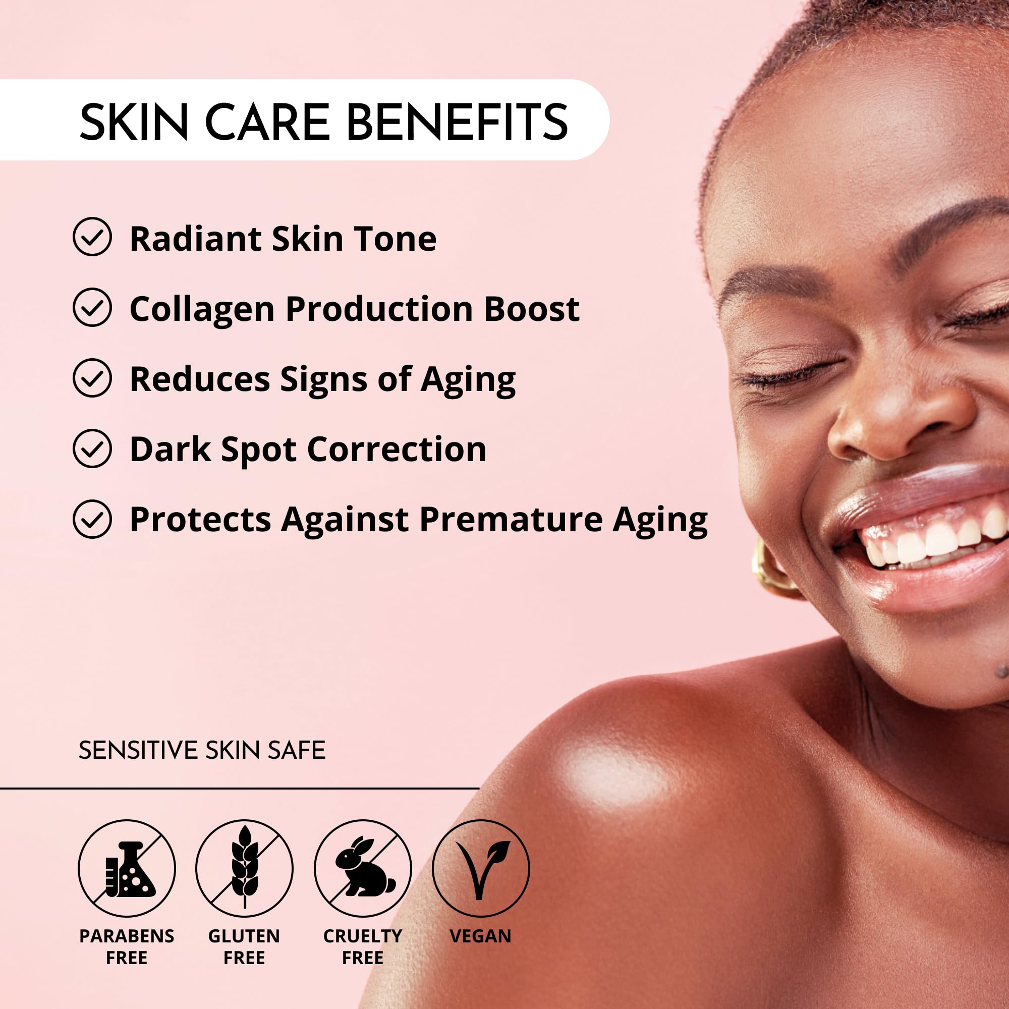 MAELOVE Glow Maker Vitamin C Serum with Vitamin E & Ferulic Acid, 1 fl oz | Gold standard formula of Vitamin C E, Ferulic Acid & Hyaluronic Acid, Award-Winning Brightening and Hydrating Facial Serum