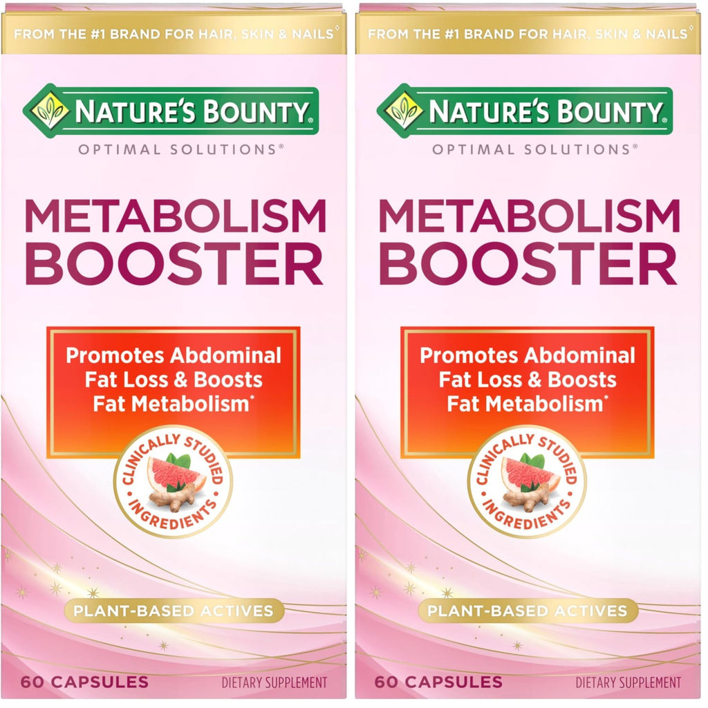 Nature's Bounty Optimal Solutions Metabolism Booster Supplement, 60 Count