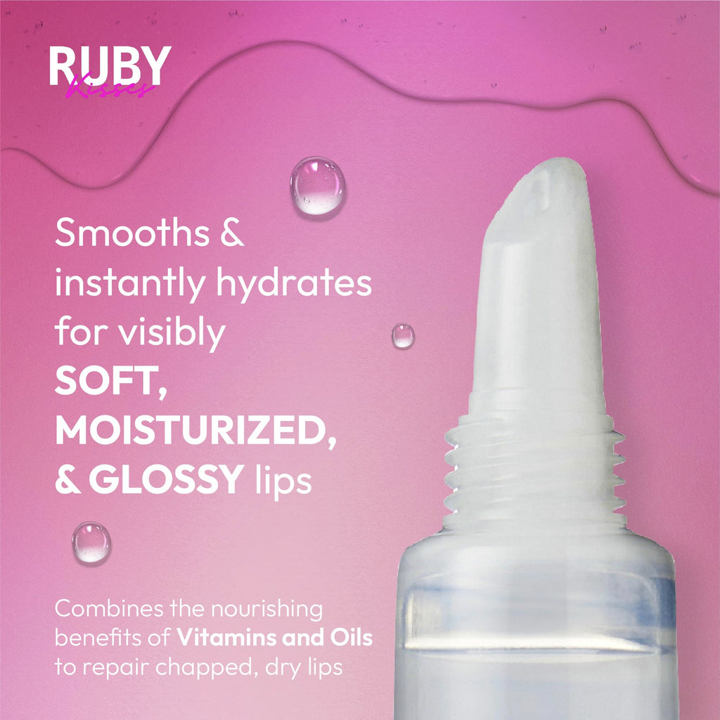 Buy now Ruby Kisses Hydrating Lip Oil Clear RLO01 (6 PACK) at indiglob india