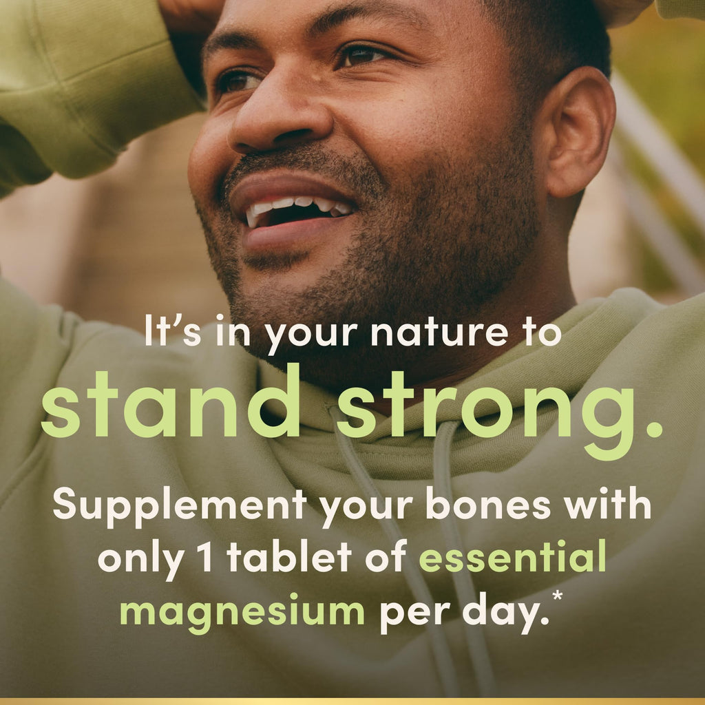 Buy now Nature's Bounty Magnesium 500 mg Tablets, High Potency Magnesium Supplement for Bone & Muscle Health, Whole Body Support, 200 Count (Pack of 1) at indiglob india
