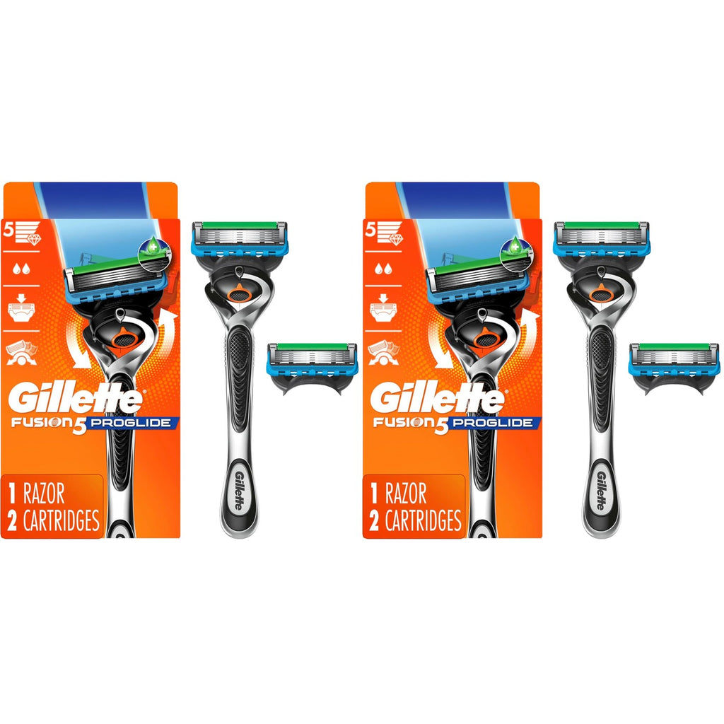 Gillette Fusion ProGlide Shaving Razor for Men, 1 Handle + 4 Blade Refills