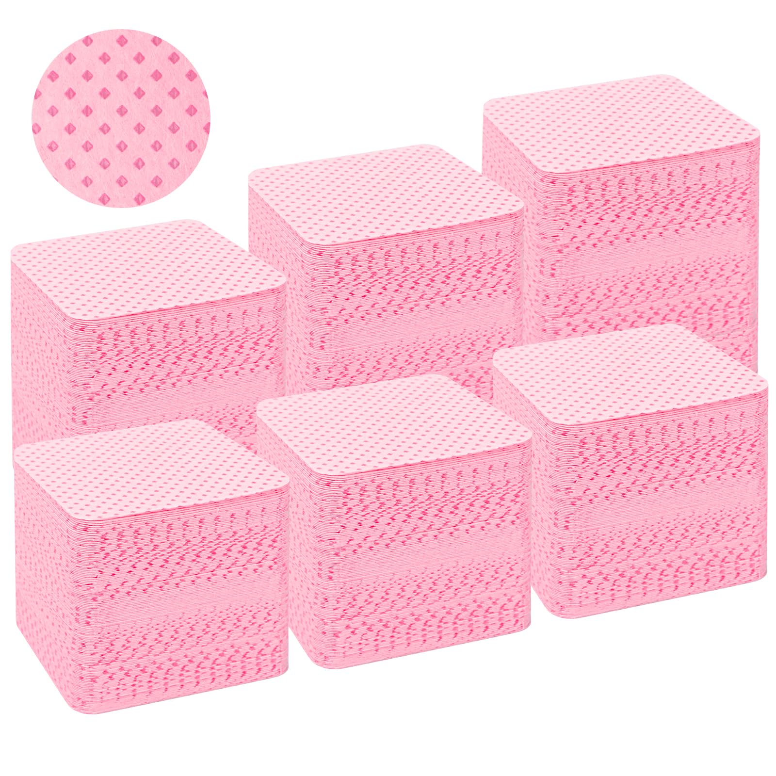 1080PCS Lint Free Nail Wipes with Pump Dispenser | Gel Nail Polish Remover Pads Soft Non-Woven Nail Wipes for Nail Polish Remove and Acrylic Nail Supplies